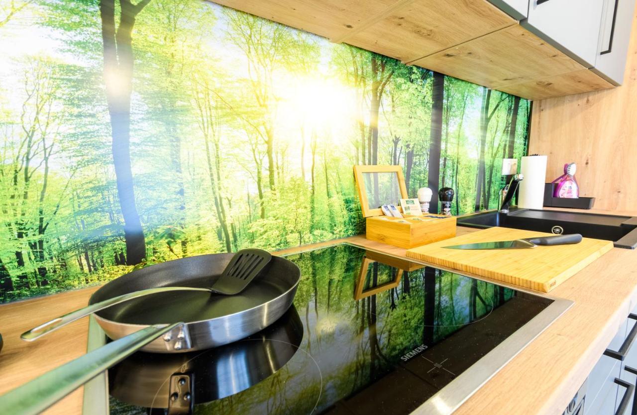 Orangehome: Waldlichtung - Zentral Zwischen Therme Und Stadtmitte 巴特艾布灵 外观 照片